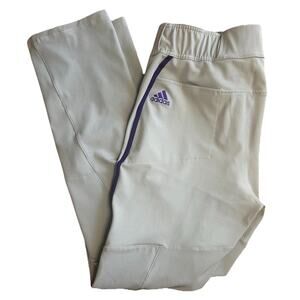 Adidas A2 baseball pants open hem leg gray AD02439M-OH Men’s Size 34 Activewear